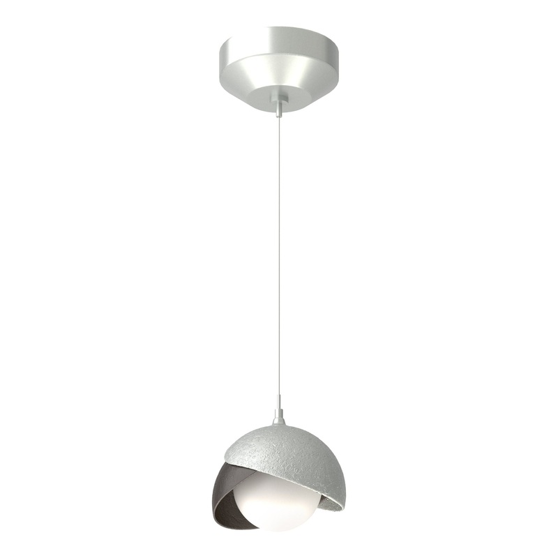 Brooklyn Double Shade Low Voltage Mini Pendant Vintage Platinum Oil Rubbed Bronze