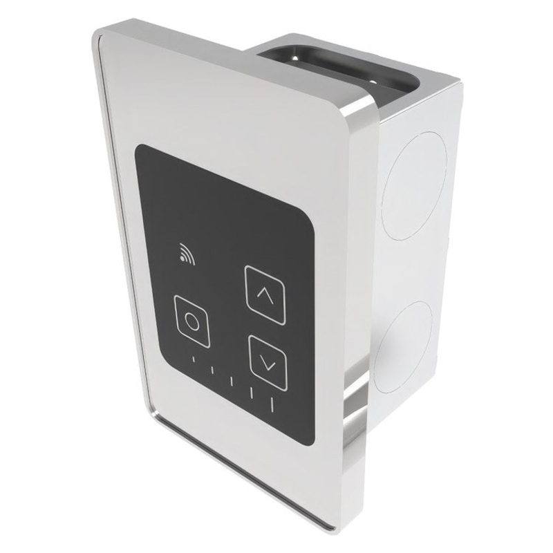 Digital Control Remote Wired Touch Heat Polished Stainless for Towel Warmers