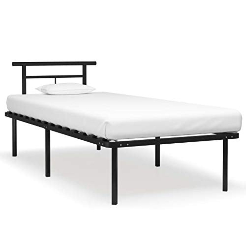 FAMIROSA Giroletto Giroletto Nero in Metallo 90×200 cm-4820