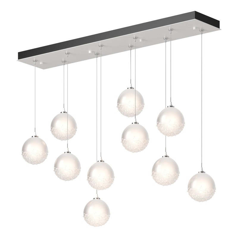 Fritz Globe 10-Light Pendant White