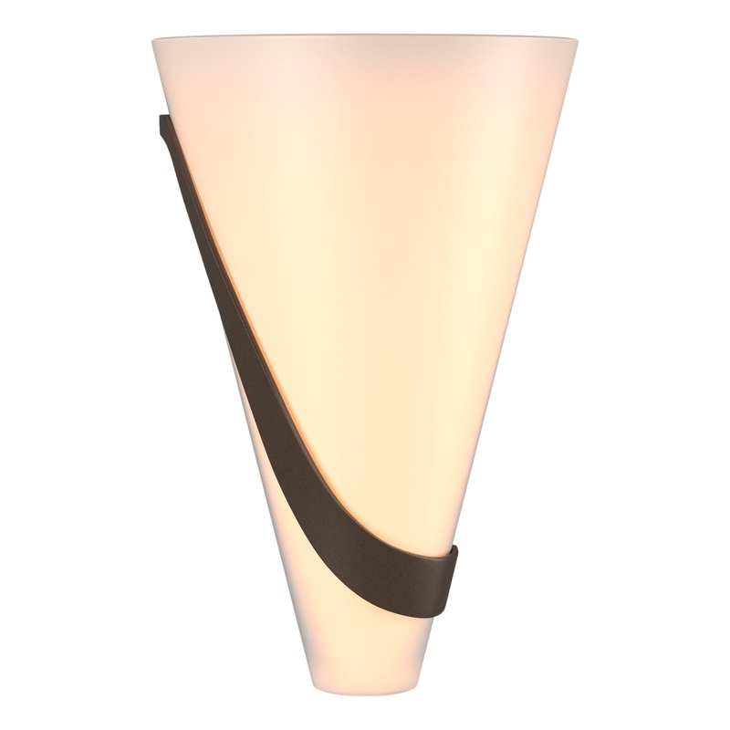 Half Cone Sconce Bronze Left