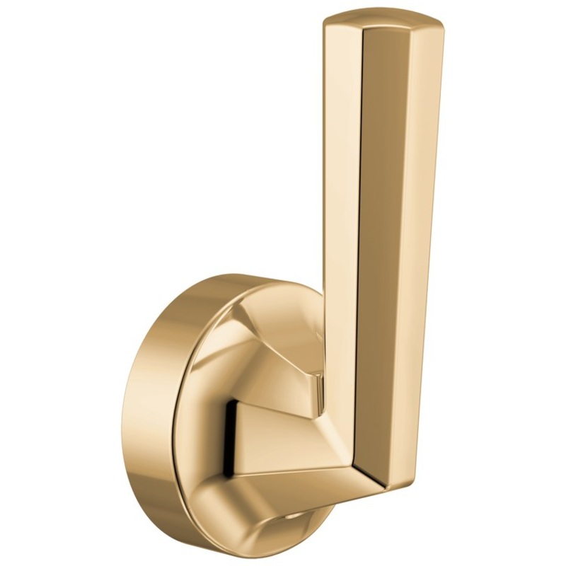 Handle Kit Beauclere 1 Lever Brilliance Polished Gold ADA for Floor Mount Tub Filler