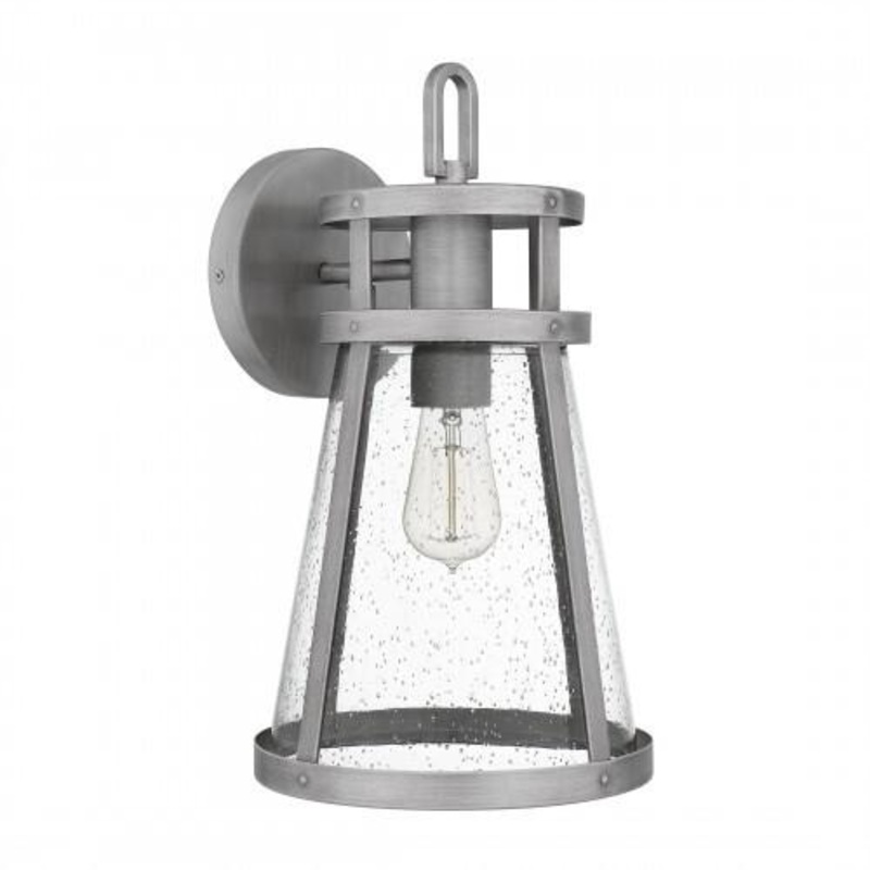 Quoizel BAB8409ABA Barber Outdoor wall 1 light antique brushed alu Outdoor Lantern