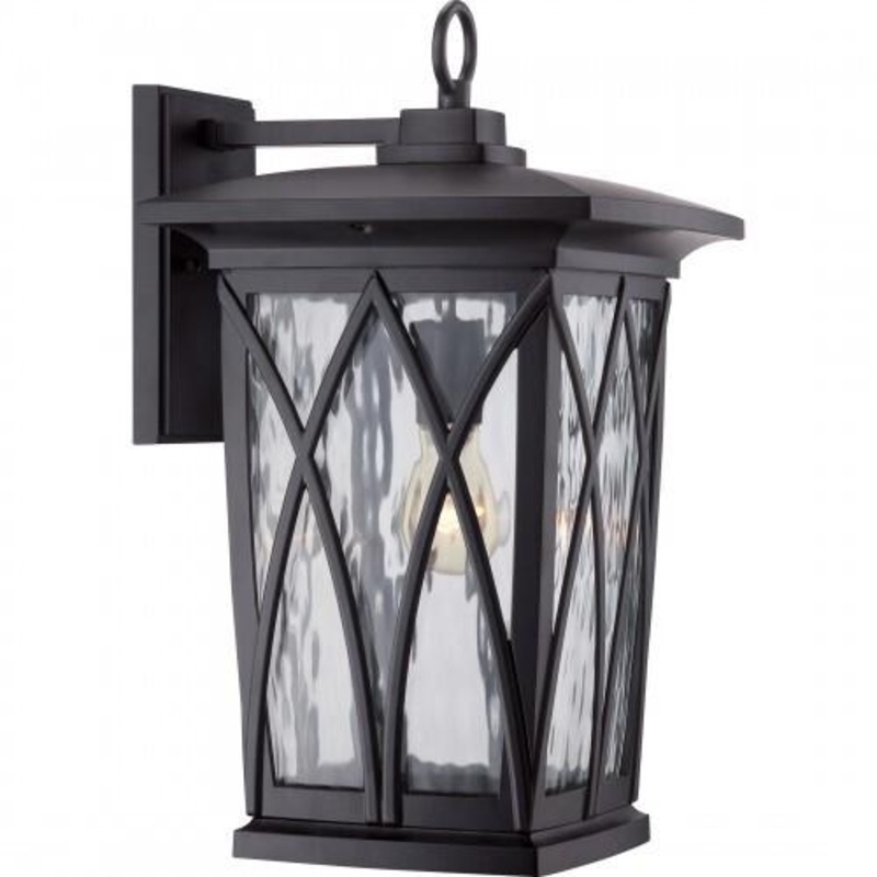 Quoizel GVR8410K Grover Outdoor wall mystic black Outdoor Lantern