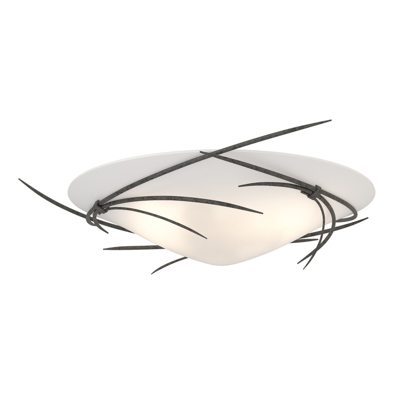 Wisp Semi-Flush Natural Iron