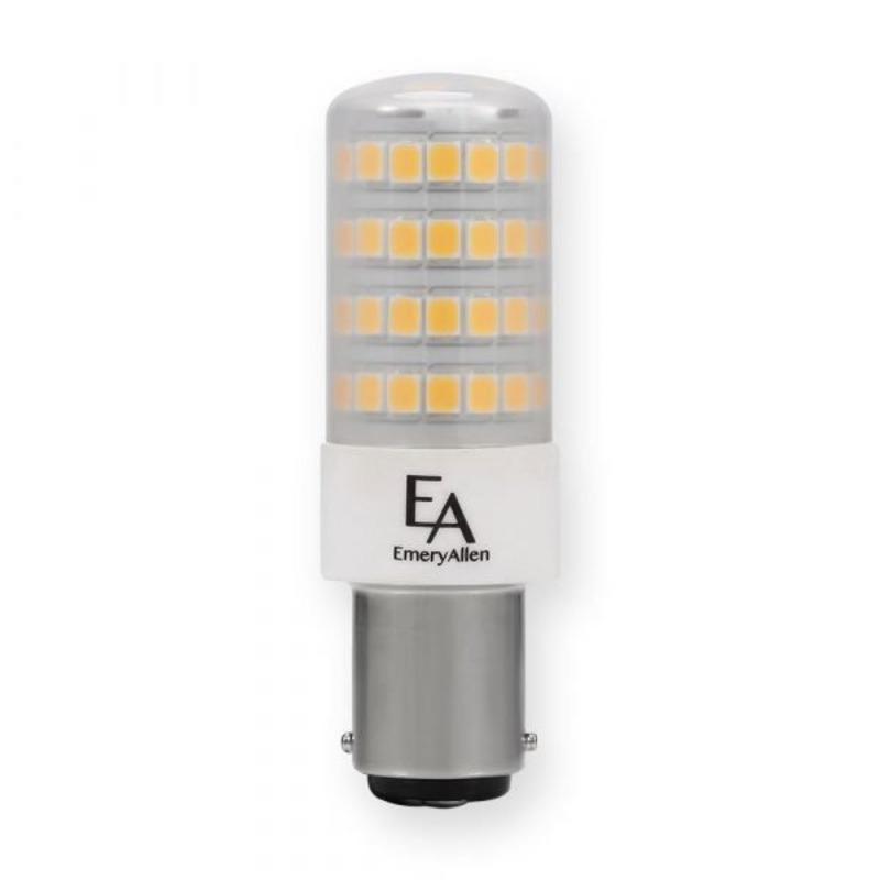 6 Watt Ba15D LED, 600  Lumens, Ba15D Double base, 120 Volt Light Bulb by Emery Allen
