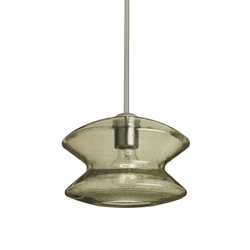 Besa 1TT-ZENLT-SN Zen One Light Pendant Satin Nickel
