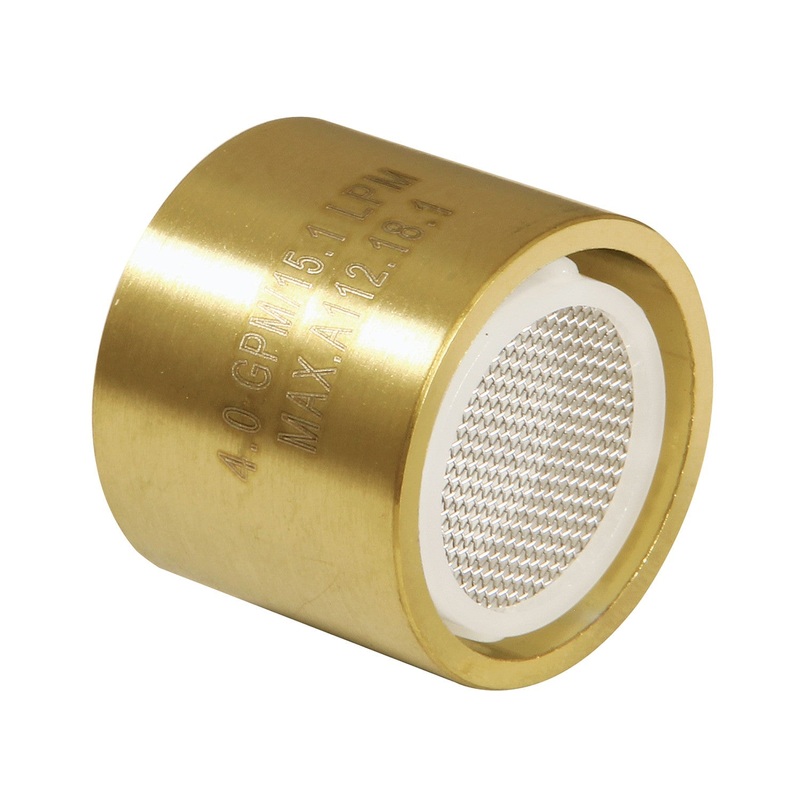 Cal Green KSSA4107 4.0 GPM Female Aerator, Brushed Brass