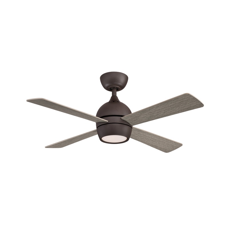 Fanimation FP7644GR Kwad 44 44″ Ceiling Fan Matte Greige