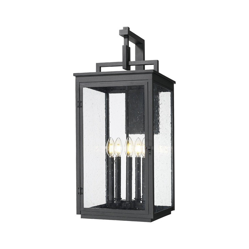 Hartwell 5-Light Outdoor Wall Light Sand Black