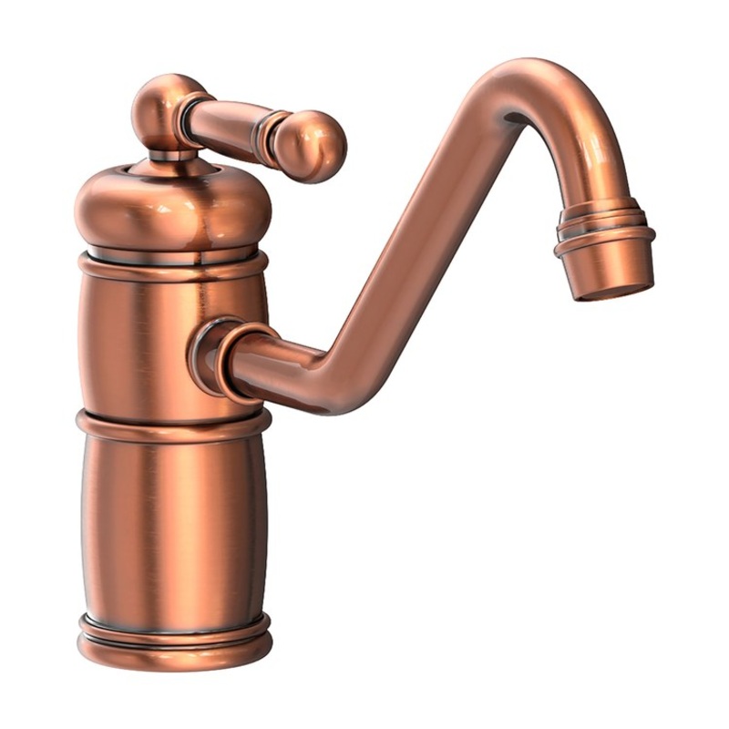 Kitchen Faucet Nadya 1 Lever ADA Antique Copper Spout Height 5-11/16 Inch Spout Reach 9-11/16 Inch 1.8 Gallons per Minute