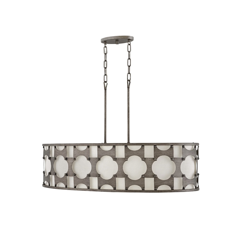 LED Chandelier from the Carter Collection in Weathered Bronze Finish by Hinkley