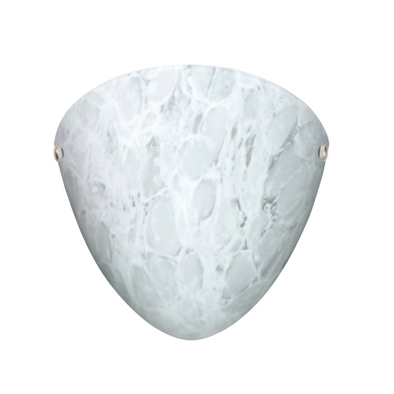 One Light Wall Sconce from the Kailee Collection in Polished Nickel Finish by Besa