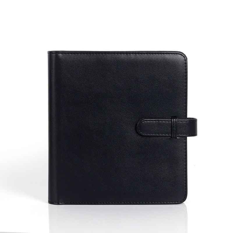 PU Leather Instant Photo Album – Holds 288 Photos, Compatible with Instax Square & Mini Films(black)