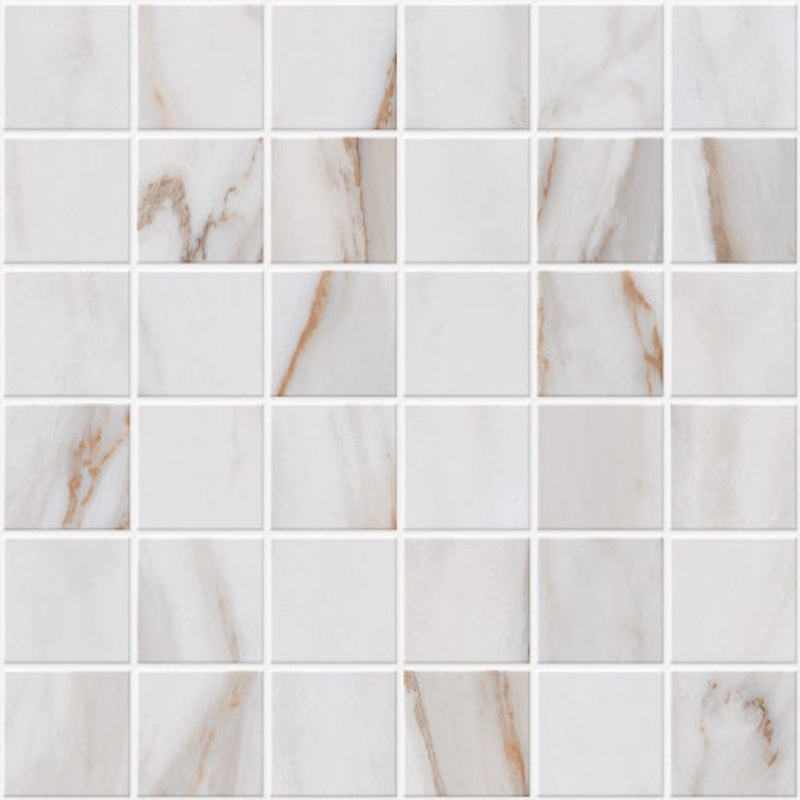 Roca Tile Usa Inc Elegant Ideas 2X2 Calacata Gold Mosaic Matte Porcelain Tile  13X13 Sheet – 1 Sheet = 1.19 Sf  – Fcgppr8171