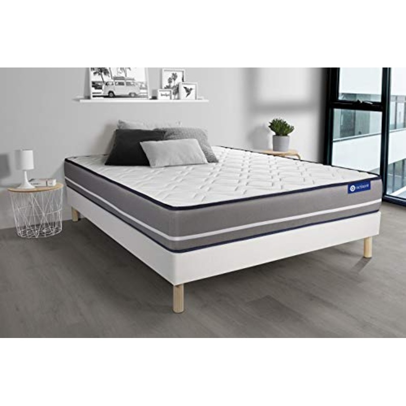 Set rete da letto + Materasso Actilatex pur 120x220cm