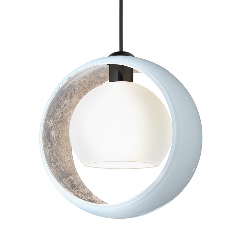 Besa 1XC-4293SF-BK Besa Pogo Pendant One Light Pendant Black