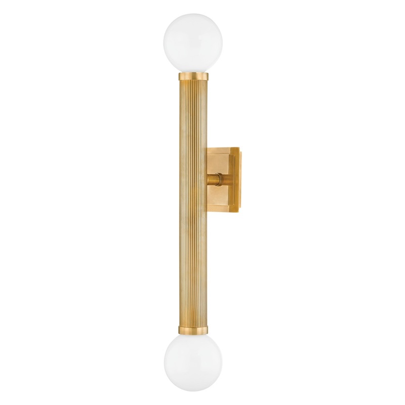 Corbett Lighting 373-02-VB Pienza Two Light Wall Sconce Vintage Brass