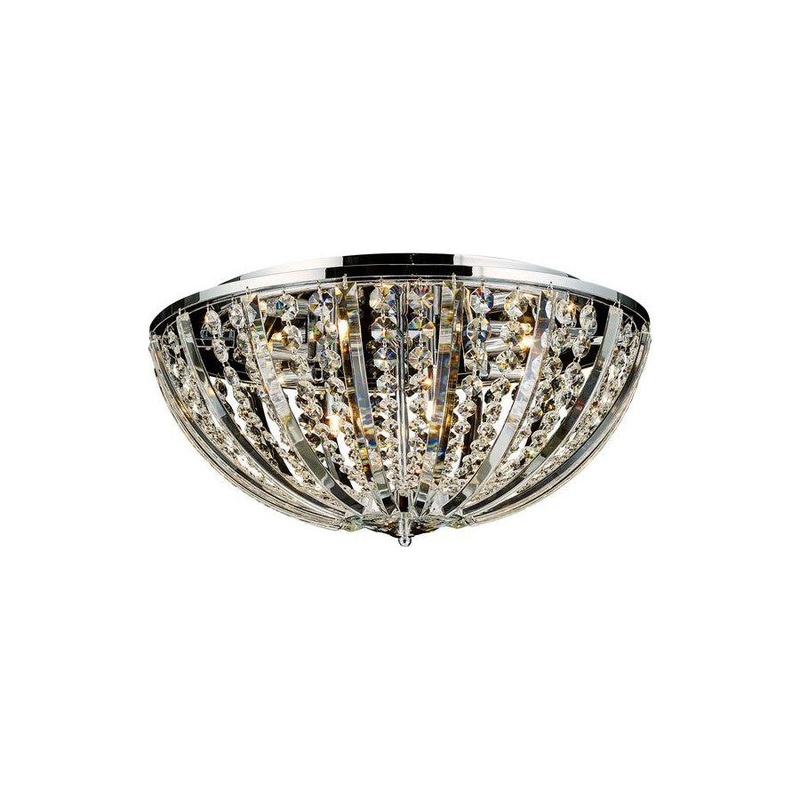 Empire 9-Light Flush Mount Chrome