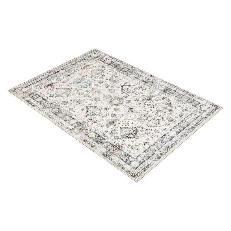 Marlow  Floor Rug Vintage Short Pile Washable Carpet Soft Plush Non Slip 160×120