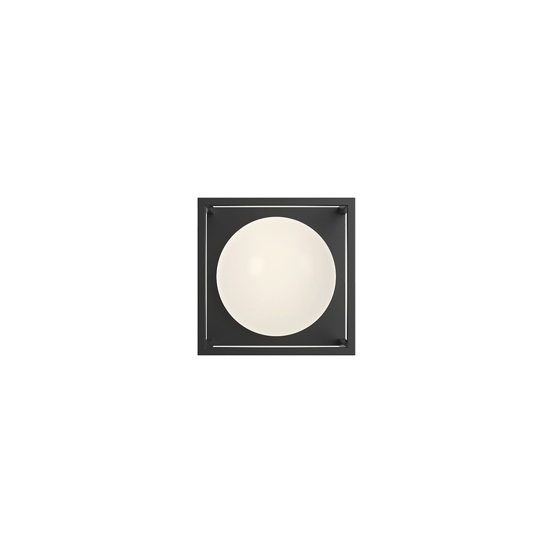 One Light Outdoor Wall Lantern from the Amelia Collection in Black Finish by Alora