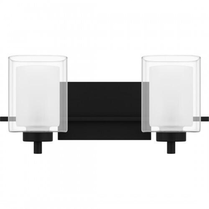 Quoizel KLT8902MBK Kolt Bath 2 lights matte black. Bath Light