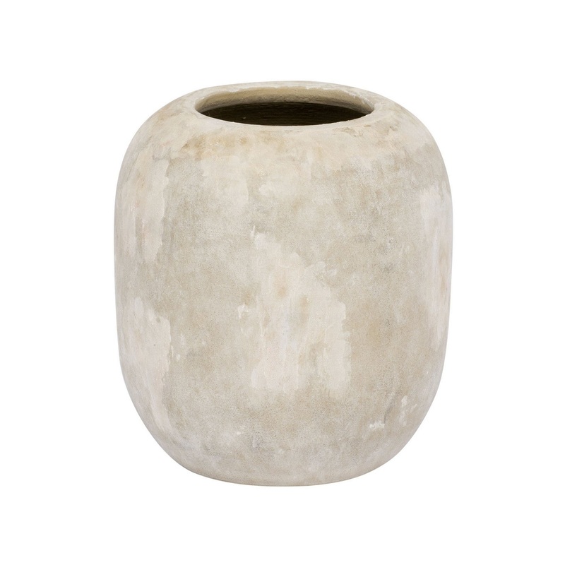 Vase from the Potty Collection in Cafe au Lait Finish by Varaluz