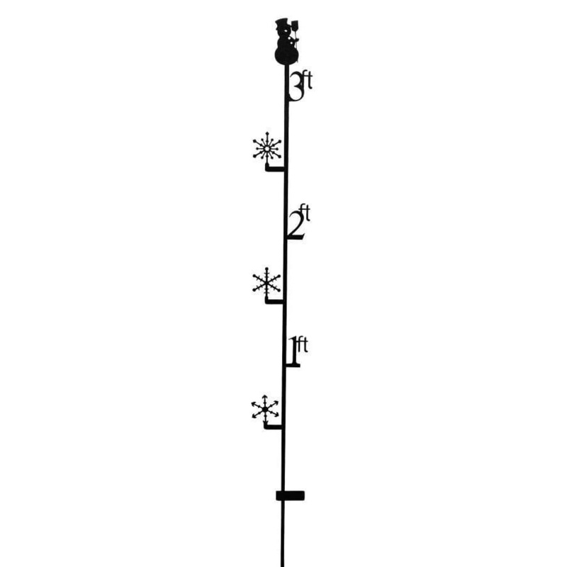 Village Wrought Iron SG-175-M Snowman Snow Gauge 3 Ft