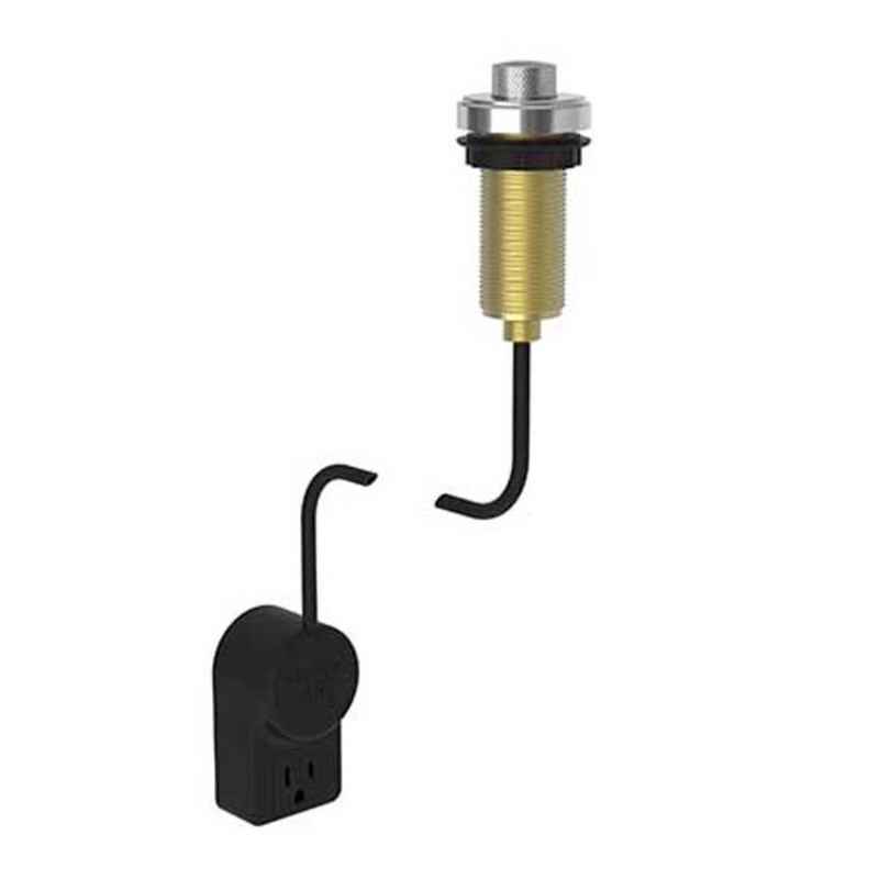 Air Activation Switch Muncy Disposer with Power Adapter Venetian Bronze Brass