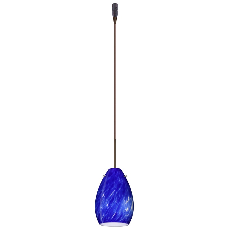 Besa RXP-171386-BR Pera One Light Pendant Bronze