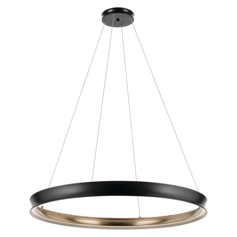 Larousse 49.5″ LED Chandelier Black