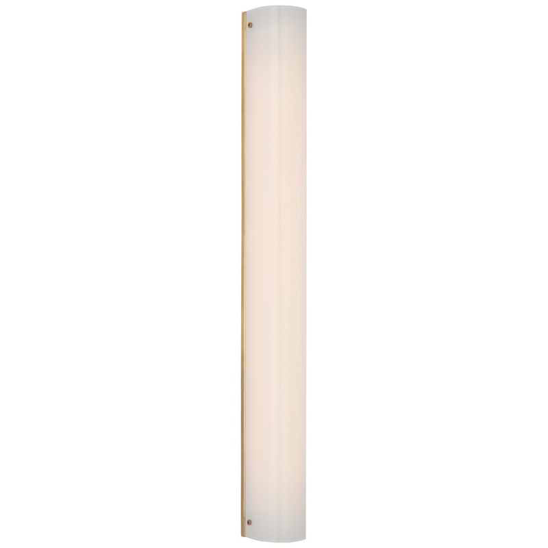 LED Bath Light from the Penhold Collection in Soft Brass Finish by Visual Comfort Signature