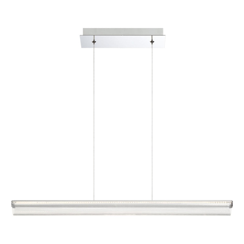 LED Pendant from the Landor Collection in Chrome Finish by Eurofase