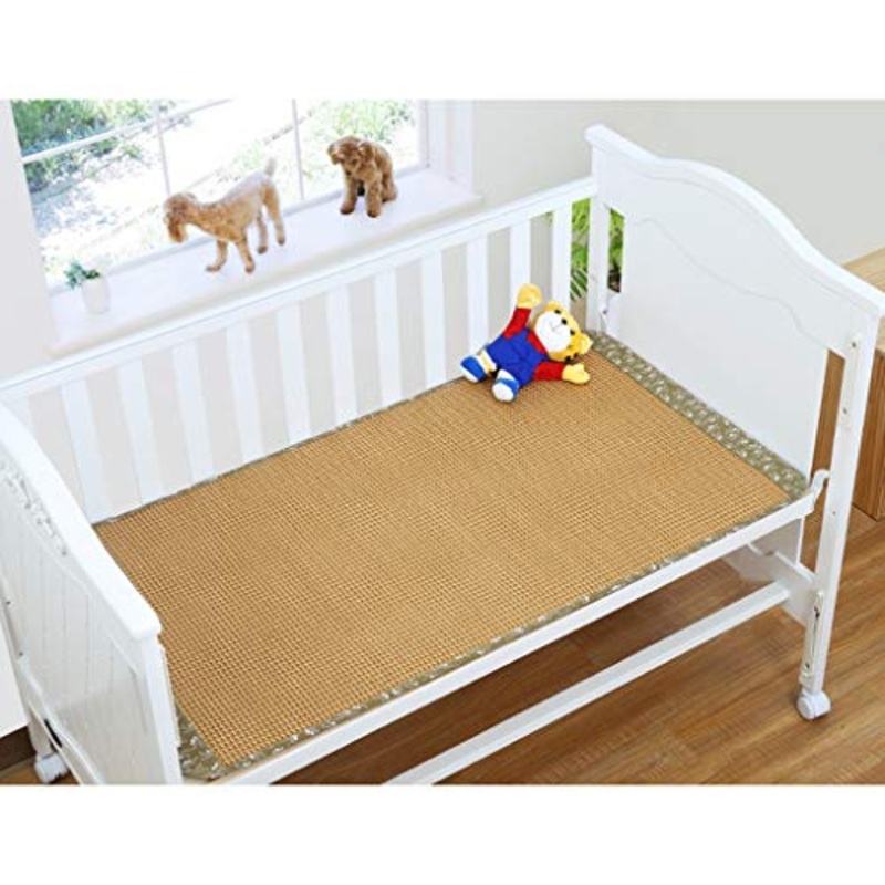 MBY Materassino in bamb, Bambino Neonato Bambini Letto della Scuola Materna Malacca Sedili, Nessun Odore Liscio No Burr Raffreddare Senza Ghiaccio (Color : One-Piece, Size : 60150cm)
