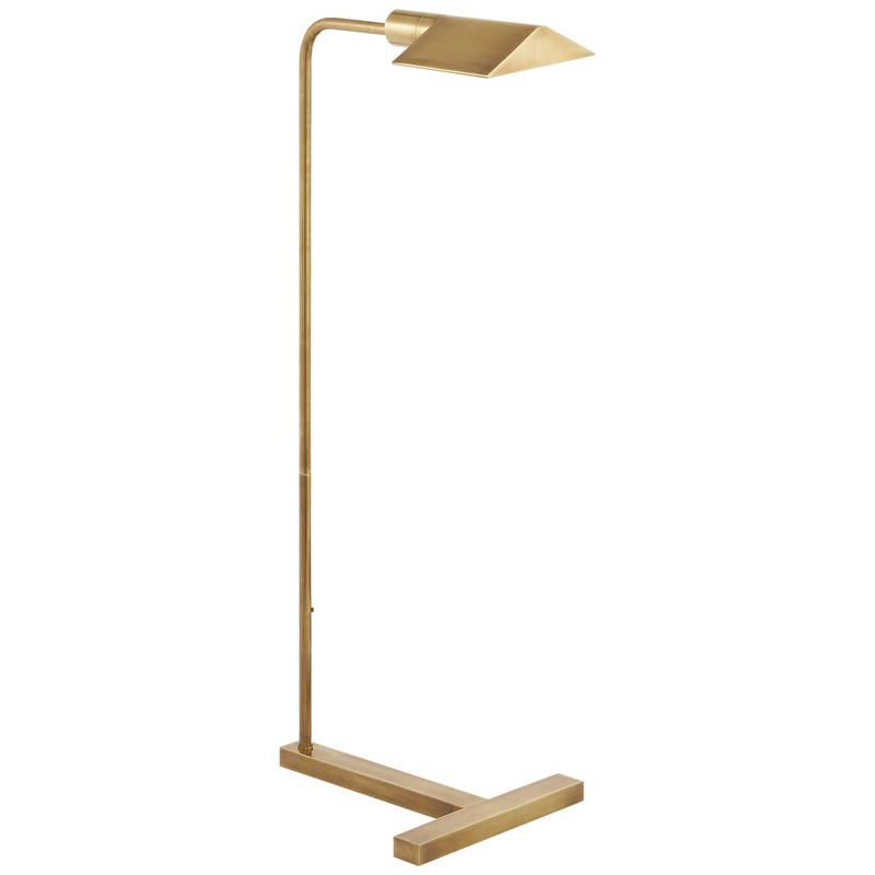 One Light Floor Lamp from the William Collection in Hand-Rubbed Antique Brass Finish by Visual Comfort Signature