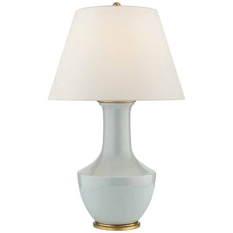 One Light Table Lamp from the Lambay Collection in Ice Blue Porcelain Finish by Visual Comfort Signature