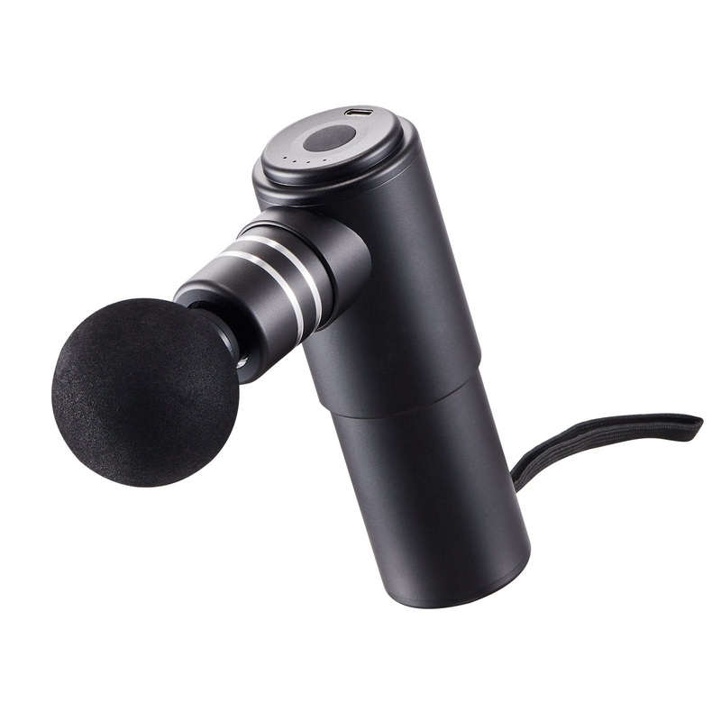 VEVOR Massage Gun Deep Tissue, Percussion Muscle Massager for Athletes – with 4 Speed Levels & 4 Massage Heads, 12V 2500mAh Batteries, Handheld Electric Massage Gun for Pain Relief, Muscle Relaxation