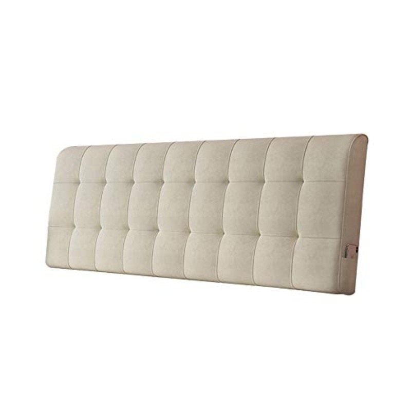 YUPING Copri Cuscini Letto Home Camera da Letto Testiera Letto Matrimoniale Legno Schienale Letto Pieghevole, Federa Sfoderabile E Lavabile, Varie Misure (Color : Beige, Size : 160x10x60cm)