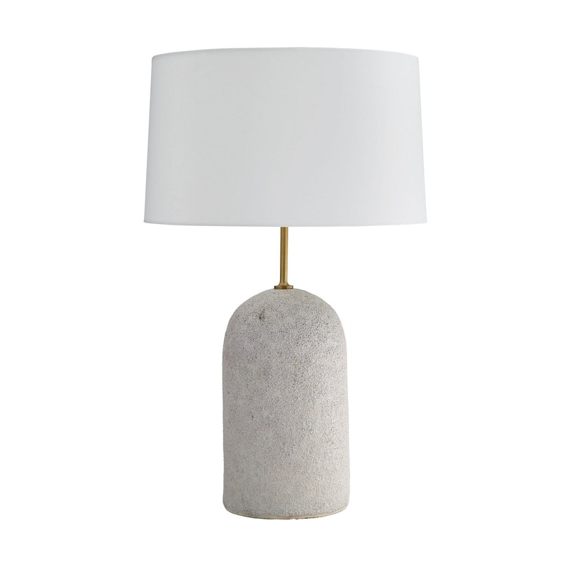 Arteriors 15577-851 Capelli One Light Table Lamp Ivory Volcanic Glaze