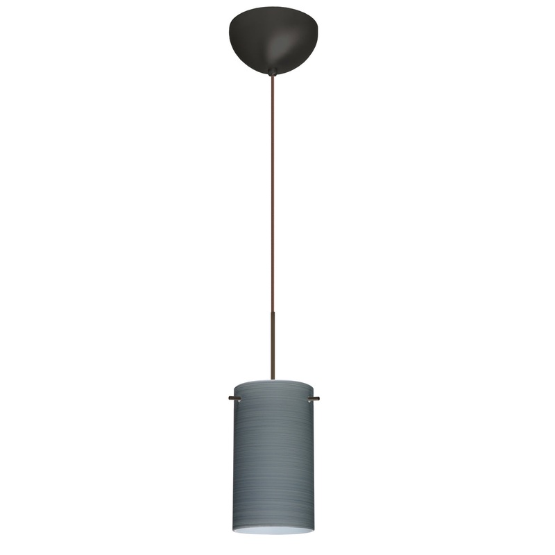 Besa 1XC-4404TN-LED-BR Stilo One Light Pendant Bronze