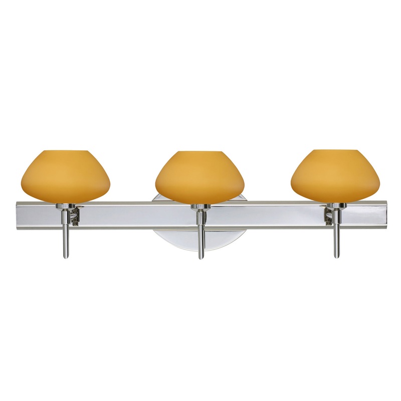 Besa 3SW-541080-CR Peri Three Light Wall Sconce Chrome (Discontinued)
