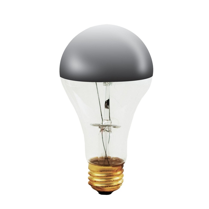 Bulbrite 712110 Half Light Bulb Half Mirror
