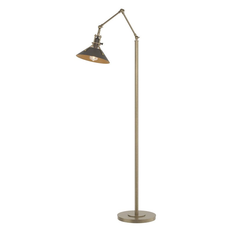 Henry Floor Lamp Soft Gold Dark Smoke