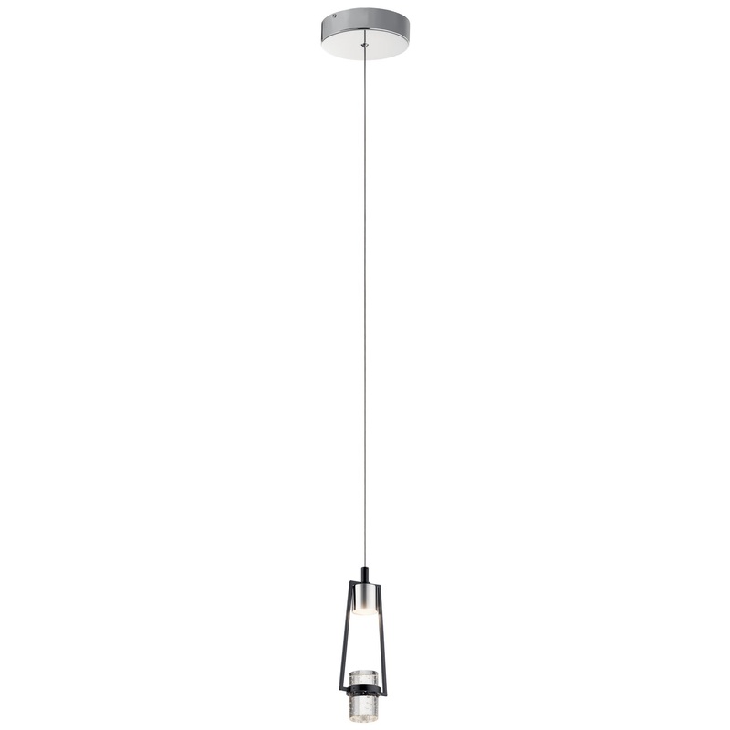 Kichler 84188 LED Mini Pendant, Matte Black