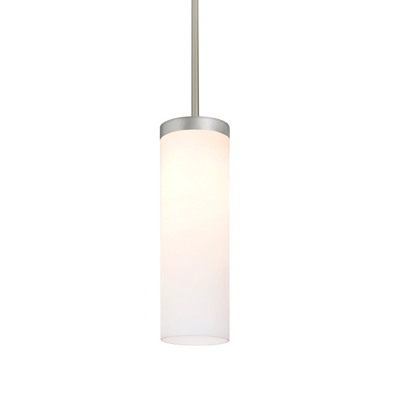 LED Pendant from the Friz Collection in Satin Nickel Finish by Besa