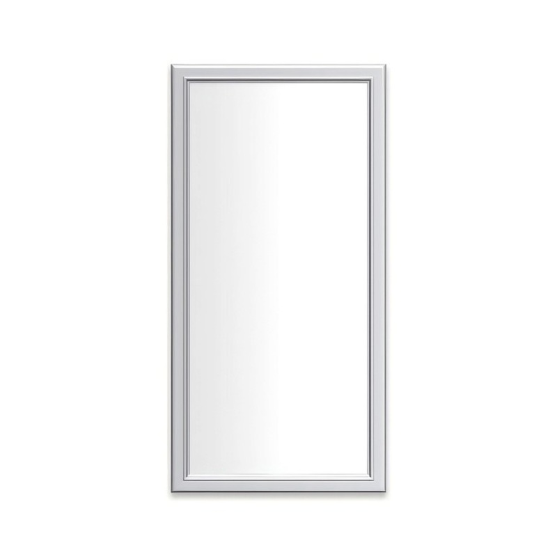 Medicine Cabinet Main Line 20 x 40 Inch 1 Doors Framed Mirror Chrome Flat Top Bryn Mawr Frame Slow Close Hinges 4 Inch