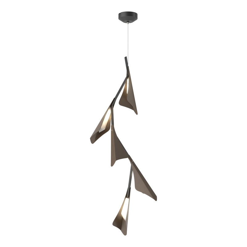 Plume 5-Light LED Pendant Black Bronze