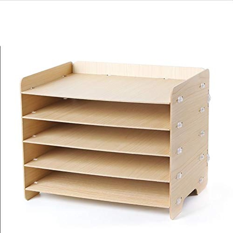 Schedario Classificatore Verticale Cartella del Desktop, Portariviste in Legno Scaffale per Cancelleria A pi Piani, Forniture per Ufficio O Articoli per La Casa (Size : #12)