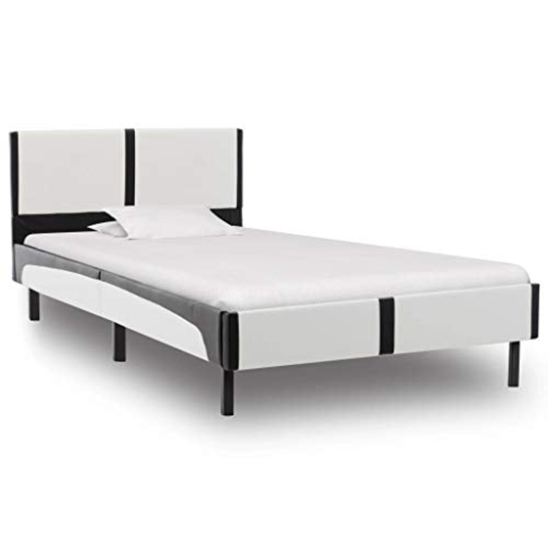 SKM Giroletto Bianco e Nero in Similpelle 90×200 cm (18.4kg)