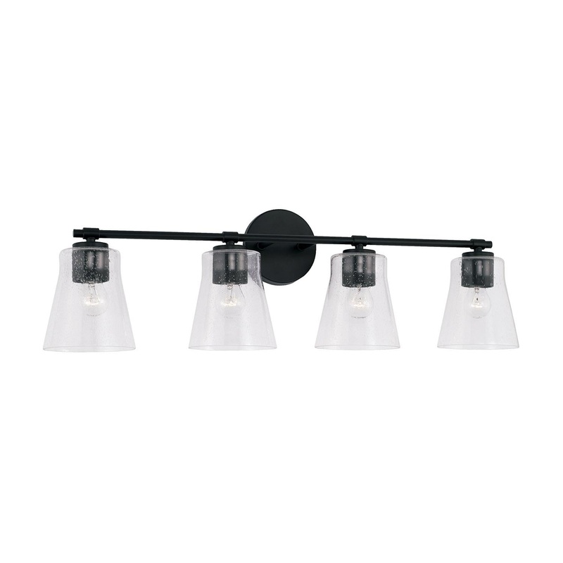 Capital Lighting 146941MB-533 Baker 4 Light Vanity Matte Black